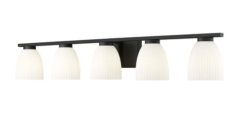 Z-Lite Naya 5 Light Vanity in Brushed Nickel Finish Model: 7518-5V-BN