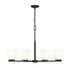 Z-Lite Naya 8 Light Chandelier in Matte Black Finish Model: 7518-8MB
