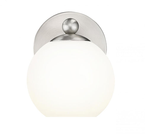 Z-Lite Neoma 1 Light Wall Sconce in Brushed Nickel and Finish Model: 1100-1S-BN