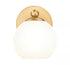 Z-Lite Neoma 1 Light Wall Sconce in Brushed Nickel and Finish Model: 1100-1S-BN