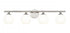 Z-Lite Neoma 4 Light Vanity in Brushed Nickel and Finish Model: 1100-4V-BN