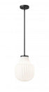Z-Lite Newbury 1 Light Pendant in Matte Black Finish Model: 7510P10-MB