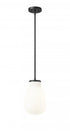 Z-Lite Newbury 1 Light Pendant in Matte Black Finish Model: 7511P8-MB