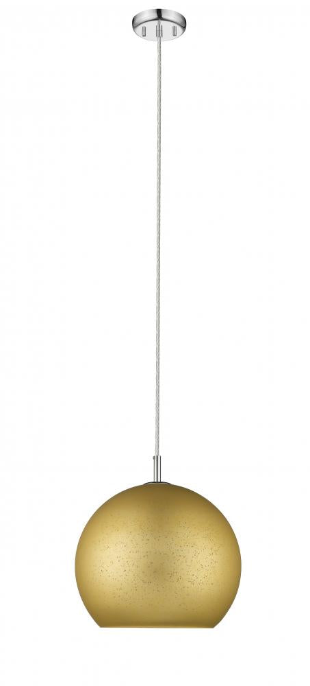 Z-Lite Nimbus 1 Light Pendant in Chrome Finish Model: 914-12CH