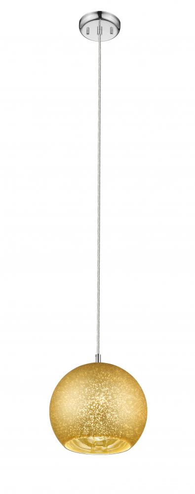 Z-Lite Nimbus 1 Light Pendant in Chrome Finish Model: 914-12CH