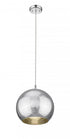 Z-Lite Nimbus 1 Light Pendant in Chrome Finish Model: 916-12CH