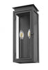 Z-Lite Nova 2 Light Outdoor Wall Light in Black Finish Model: 5018S-BK