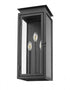 Z-Lite Nova 3 Light Outdoor Wall Light in Black Finish Model: 5018M-BK