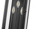 Z-Lite Nova 3 Light Outdoor Wall Light in Black Finish Model: 5018M-BK
