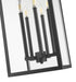 Z-Lite Nova 5 Light Outdoor Chain Mount Ceiling Fixture in Black Finish Model: 5018CHXL-BK