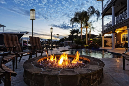 Z-Lite Nova 5 Light Outdoor Post Mounted Fixture in Black Finish Model: 5018PHXLR-5010P-BK