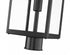Z-Lite Nuri 1 Light Outdoor Post Mount Fixture in Black Finish Model: 596PHBR-BK