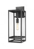 Z-Lite Nuri 1 Light Outdoor Wall Light in Black Finish Model: 596B-BK