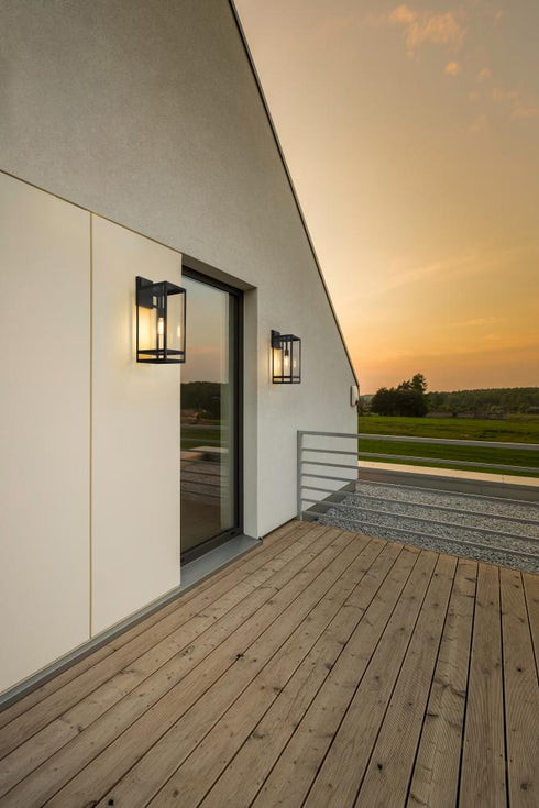 Z-Lite Nuri 1 Light Outdoor Wall Light in Black Finish Model: 596B-BK