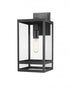 Z-Lite Nuri 1 Light Outdoor Wall Light in Black Finish Model: 596M-BK