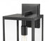 Z-Lite Nuri 1 Light Outdoor Wall Light in Black Finish Model: 596M-BK