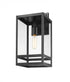 Z-Lite Nuri 1 Light Outdoor Wall Light in Black Finish Model: 596M-BK