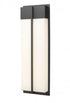 Z-Lite Nyx 2 Light Outdoor Wall Light in Black Finish Model: 5014B-BK-LED