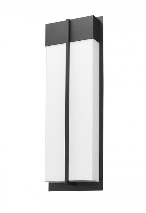 Z-Lite Nyx 2 Light Outdoor Wall Light in Black Finish Model: 5014B-BK-LED