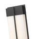 Z-Lite Nyx 2 Light Outdoor Wall Light in Black Finish Model: 5014M-BK-LED