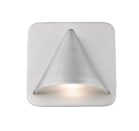 Z-Lite Obelisk 1 Light Outdoor Wall Light in Black Finish Model: 578BK-LED