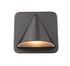 Z-Lite Obelisk 1 Light Outdoor Wall Light in Black Finish Model: 578BK-LED