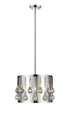 Z-Lite Oberon 3 Light Pendant in Chrome Finish Model: 453-13CH