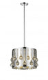 Z-Lite Oberon 3 Light Pendant in Chrome Finish Model: 453-13CH
