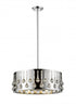 Z-Lite Oberon 6 Light Chandelier in Chrome Finish Model: 453-24CH