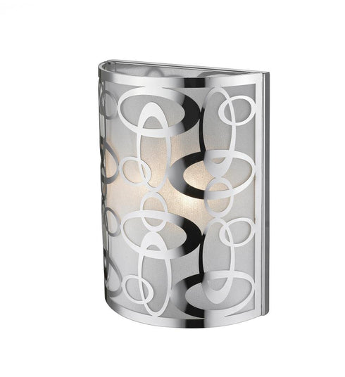 Z-Lite Opal 2 Light Wall Sconce in Chrome Finish Model: 195-2S-CH