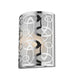 Z-Lite Opal 2 Light Wall Sconce in Chrome Finish Model: 195-2S-CH