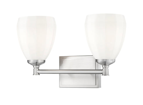 Z-Lite Oren 2 Light Vanity in Brushed Nickel Finish Model: 7004-2V-BN