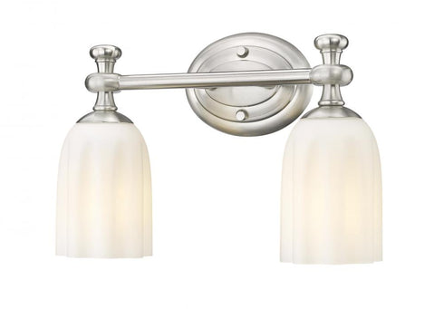 Z-Lite Orion 2 Light Vanity in Brushed Nickel Finish Model: 1102-2V-BN