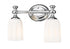 Z-Lite Orion 2 Light Vanity in Brushed Nickel Finish Model: 1102-2V-BN