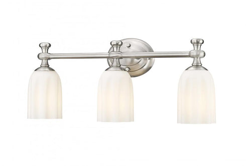 Z-Lite Orion 3 Light Vanity in Brushed Nickel Finish Model: 1102-3V-BN
