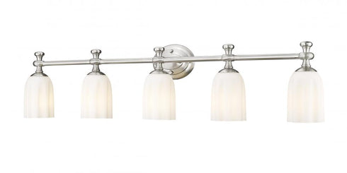 Z-Lite Orion 5 Light Vanity in Brushed Nickel Finish Model: 1102-5V-BN