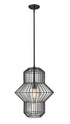 Z-Lite Orsay 1 Light Pendant in Matte Black Finish Model: 1941P15-MB