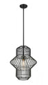 Z-Lite Orsay 1 Light Pendant in Matte Black Finish Model: 1941P15-MB