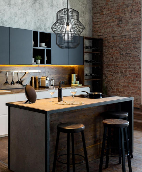 Z-Lite Orsay 1 Light Pendant in Matte Black Finish Model: 1941P24-MB