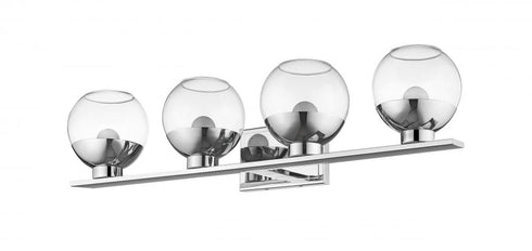 Z-Lite Osono 4 Light Vanity in Chrome Finish Model: 1924-4V-CH-LED
