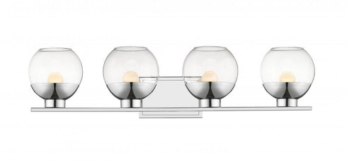 Z-Lite Osono 4 Light Vanity in Chrome Finish Model: 1924-4V-CH-LED