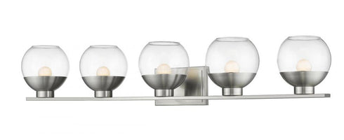 Z-Lite Osono 5 Light Vanity in Brushed Nickel Finish Model: 1924-5V-BN-LED