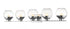 Z-Lite Osono 5 Light Vanity in Brushed Nickel Finish Model: 1924-5V-BN-LED