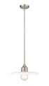 Z-Lite Paloma 1 Light Pendant in Brushed Nickel Finish Model: 820P14-BN