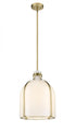 Z-Lite Pearson 1 Light Pendant in Brushed Nickel Finish Model: 817-12BN
