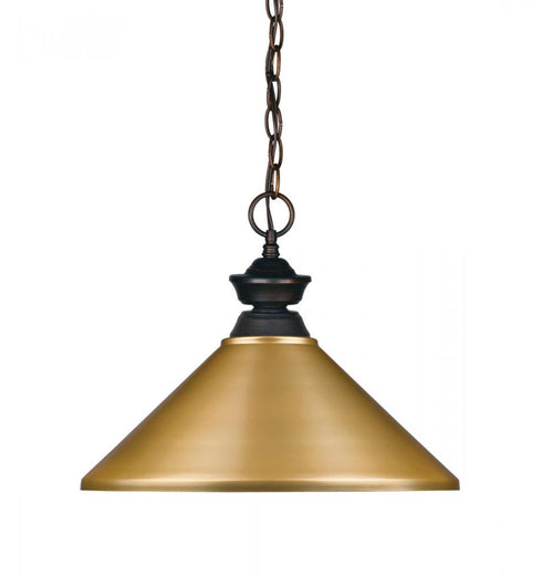 Z-Lite Pendant Lights 1 Light Pendant in Brushed Nickel Finish Model: 100701BN-MBN