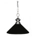 Z-Lite Pendant Lights 1 Light Pendant in Brushed Nickel Finish Model: 100701BN-MBN