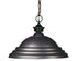 Z-Lite Pendant Lights 1 Light Pendant in Brushed Nickel Finish Model: 100701BN-SBN