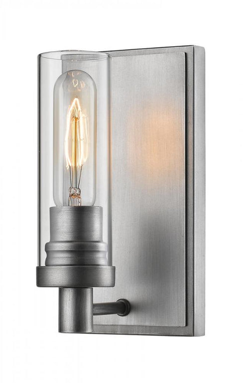 Z-Lite Persis 1 Light Wall Sconce in Old Silver Finish Model: 3000-1S-OS