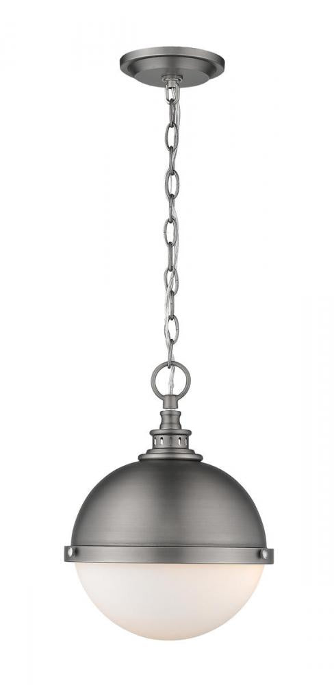 Z-Lite Peyton 2 Light Pendant in Antique Nickel Finish Model: 619MP-AN